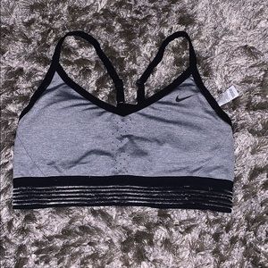 Black & Grey Nike sports bra